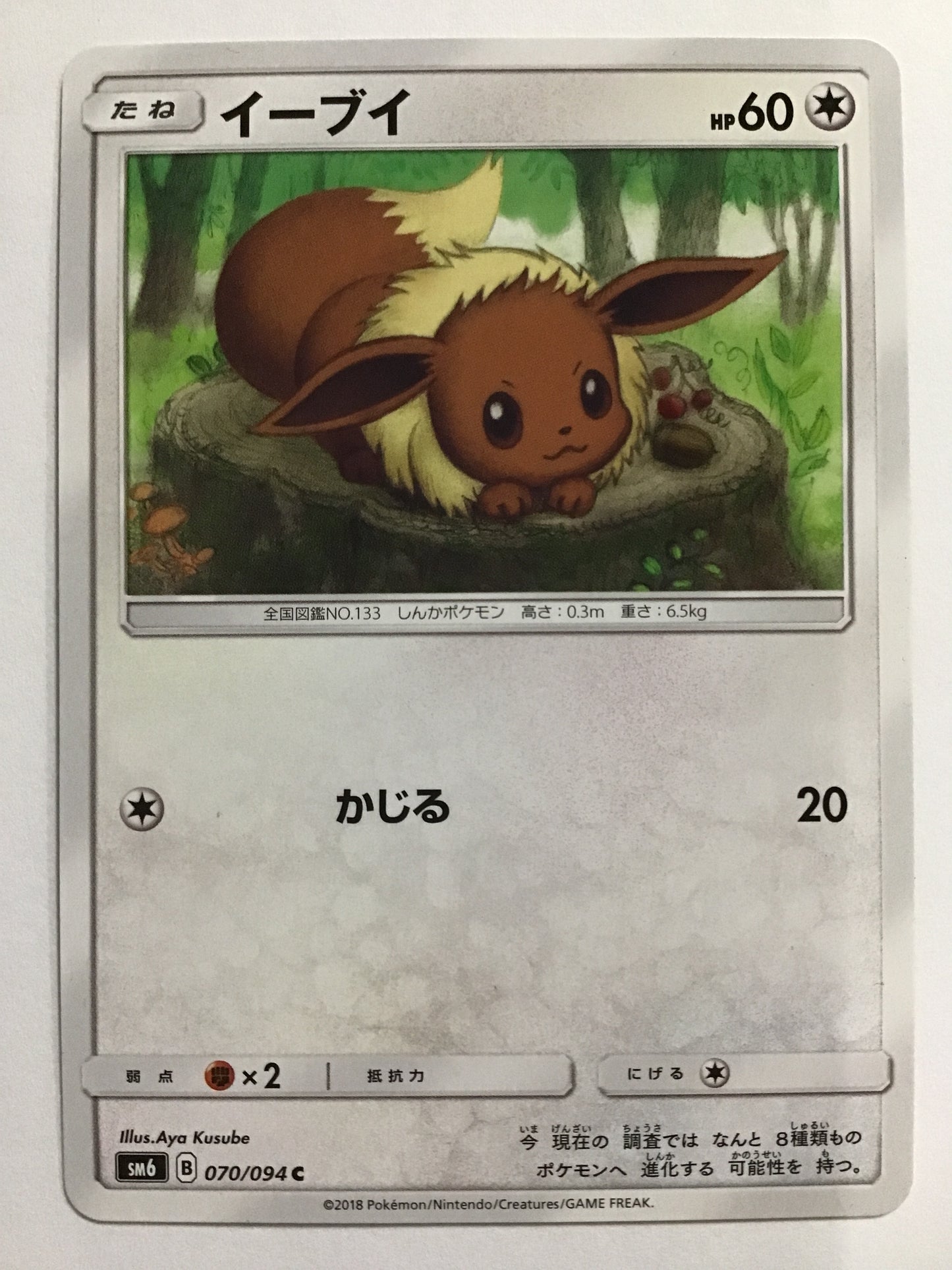 [JP] イーブイ/イーブイ/ｲｰﾌﾞｲ - SM6 070/094 /C