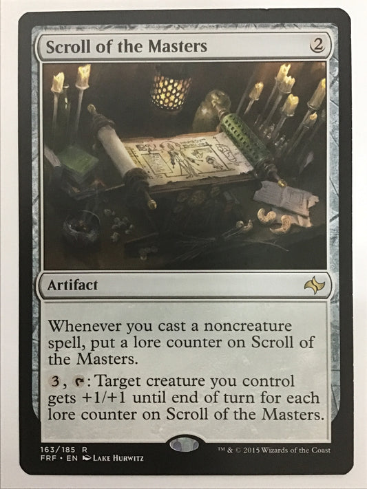 [EN] 達人の巻物/ﾀﾂｼﾞﾝﾉﾏｷﾓﾉ/Scroll of the Masters - FRF 163/185