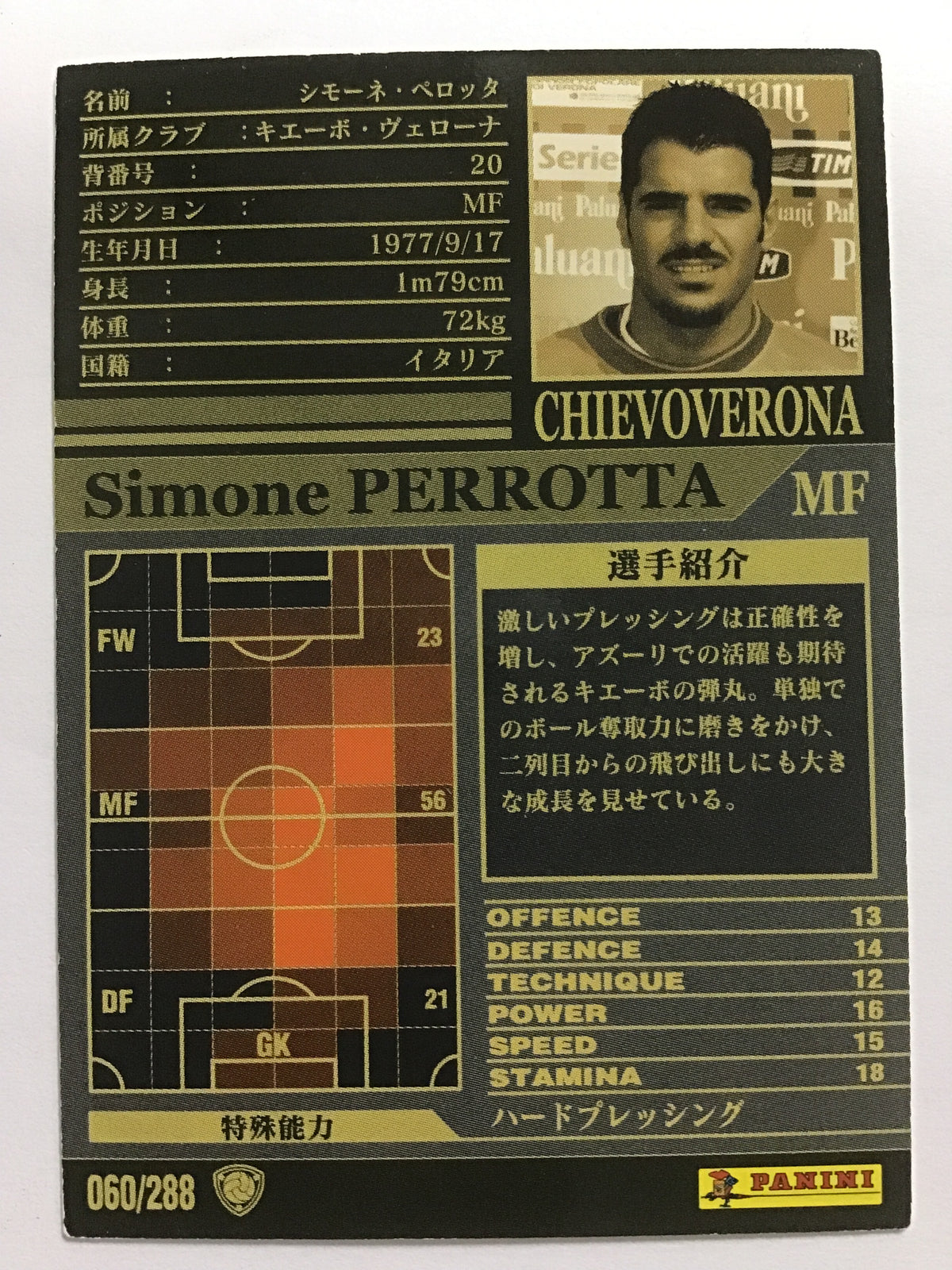 [JP] 02-03 Simone Perrotta/Simone Perrotta/Simone Perrotta - (02-03)060/288/02-03/White