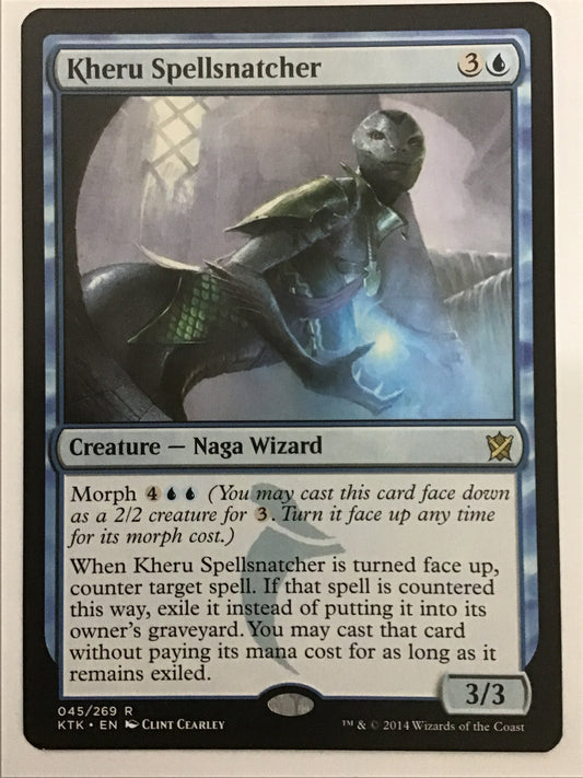 [EN] ケルゥの呪文奪い/ｹﾙｩﾉｼﾞｭﾓﾝｳﾊﾞｲ/Kheru Spellsnatcher- KTK 045/269