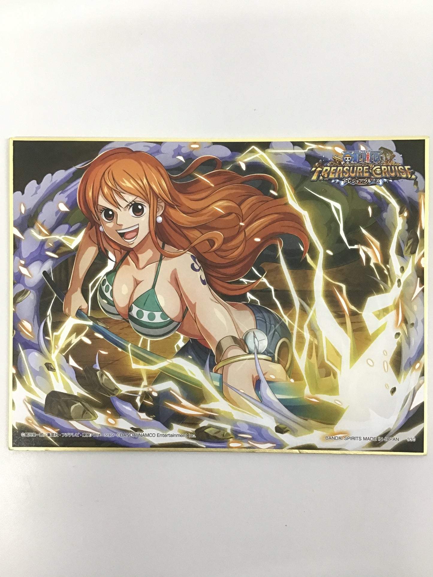 一番くじ ワンピース with ONE PIECE TREASURE CRUISE H賞 スペシャル色紙 -トレジャークルーズ- ナミ