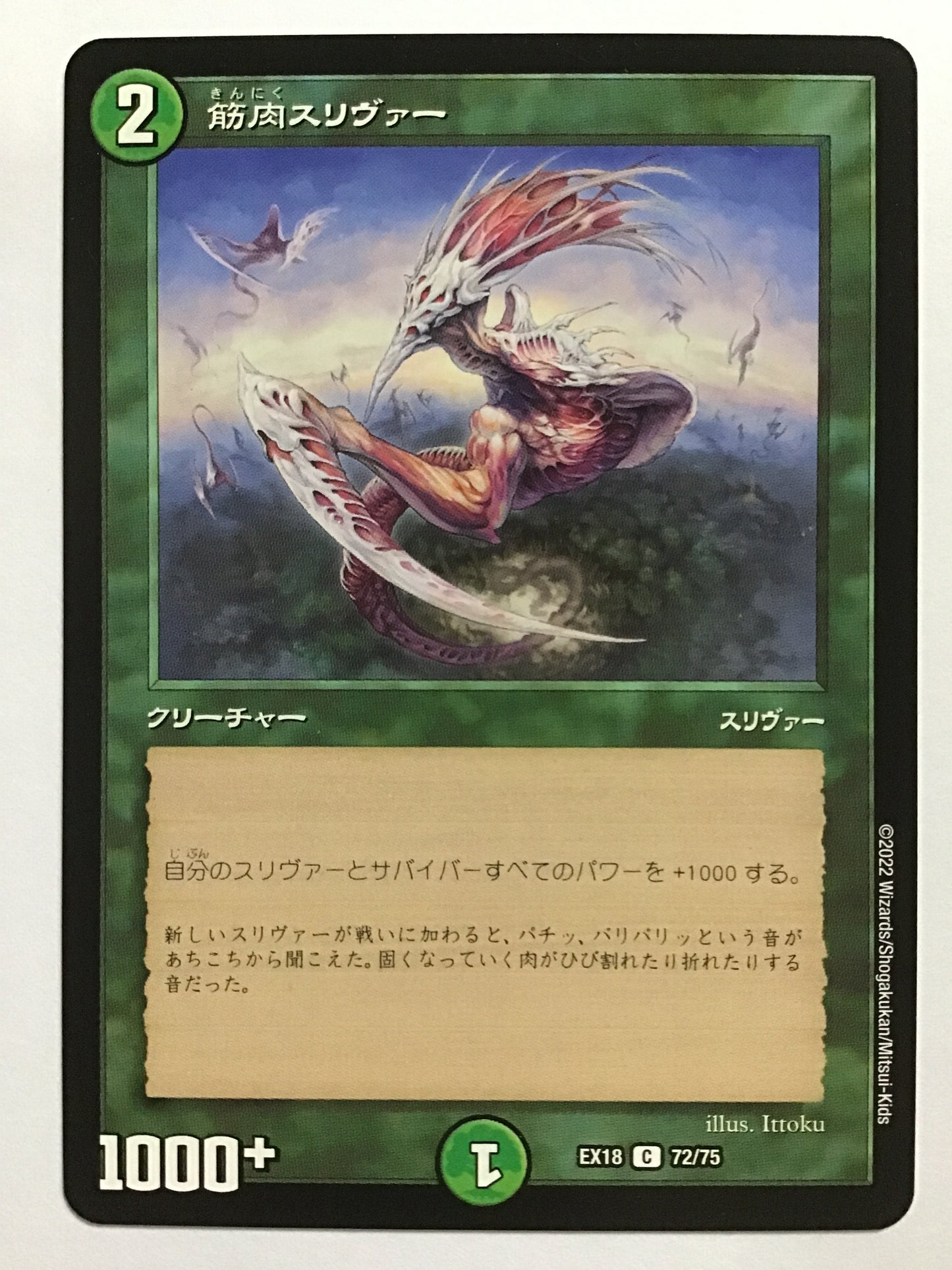 [JP] 筋肉スリヴァー/キンニクスリヴァー/ｷﾝﾆｸｽﾘｳﾞｧｰ - EX18 72/75/C