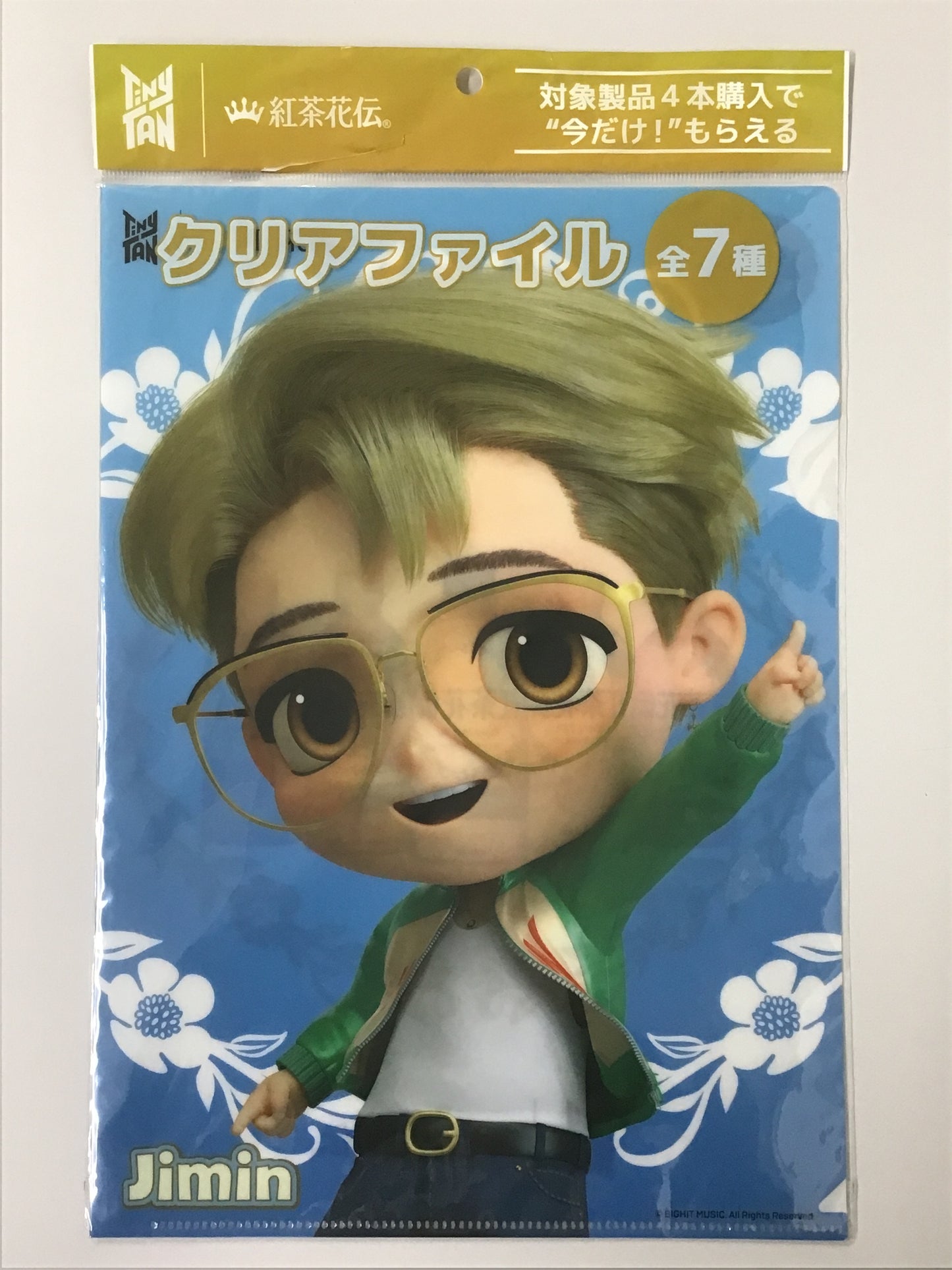 TinyTAN 紅茶花伝 クリアファイル Jimin
