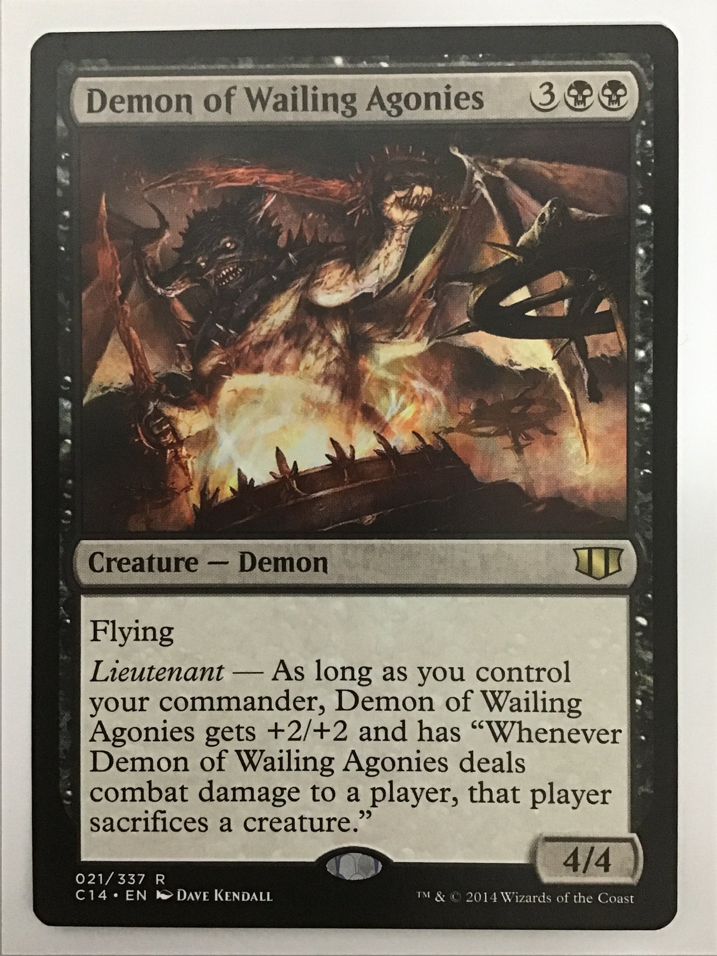 [EN] 苦悶嘆きの悪魔/ｸﾓﾝﾅｹﾞｷﾉｱｸﾏ/Demon of Wailing Agonies - C14 021/337