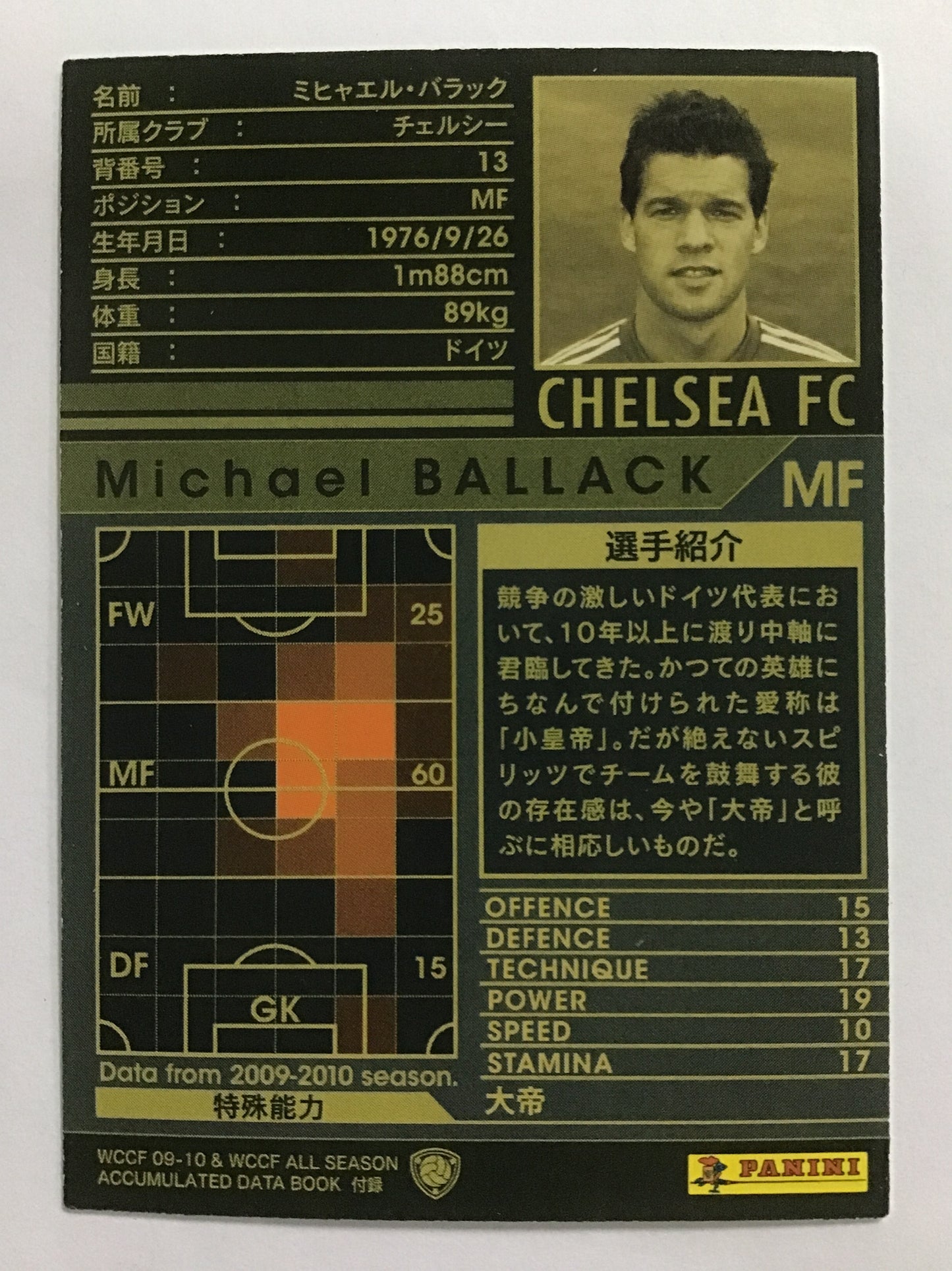 [JP] 09-10 Michael Ballack/Michael Ballack/Michael Ballack - (09-10)ACCUMULAT/09-10/GES-EXT