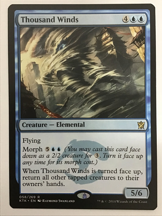 [EN] 千の風/ｾﾝﾉｶｾﾞ/Thousand Winds- KTK 058/269