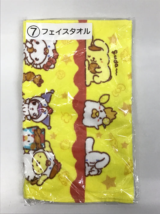 サンリオ 当たりくじ からあげクン×サンリオキャラクターズ 7 フェイスタオル