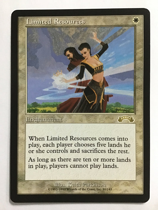 [EN] 限りある資源/ｶｷﾞﾘｱﾙｼｹﾞﾝ/Limited Resource - EXO 10/143/R