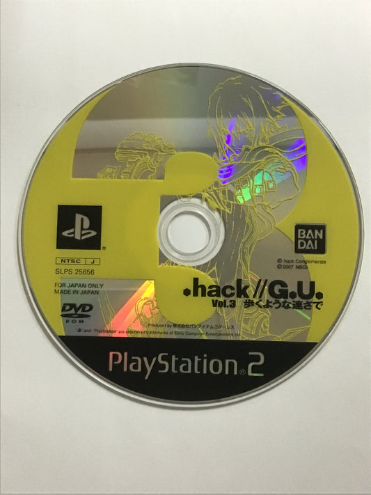 [JP] .hack G.U.Vol.3 歩くような速さで /ﾄﾞｯﾄﾊｯｸｼﾞｰﾕｰｱﾙｸﾖｳﾅﾊﾔｻﾃﾞ/ -[PS2]3672