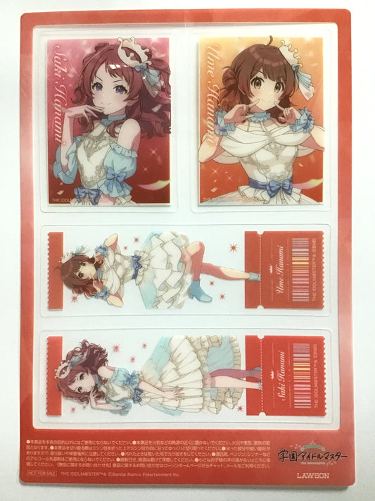 学園アイドルマスター ローソン オリジナルクリアシート 花海咲季＆花海佑芽