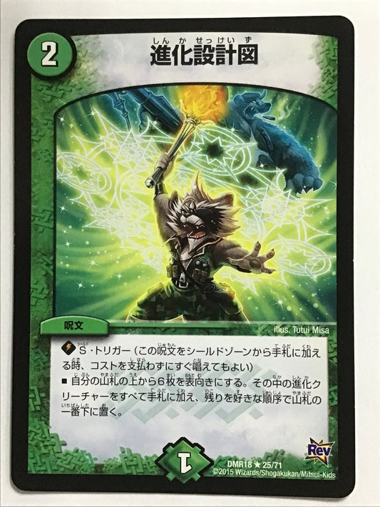 [JP] 進化設計図/シンカセッケイズ/ｼﾝｶｾｯｹｲｽﾞ - DMR18 25/71/R