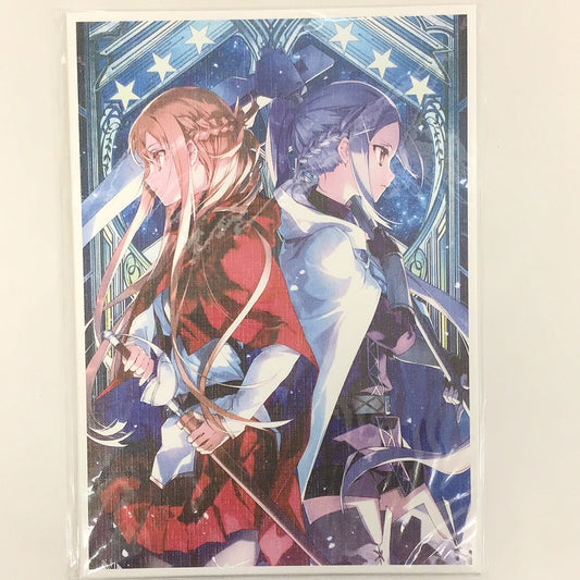 Sword Art Online the Movie -Progressive- Aria of a Starless Night Blu-ray Purchase Bonus Canvas Illustration Card Asuna Mito