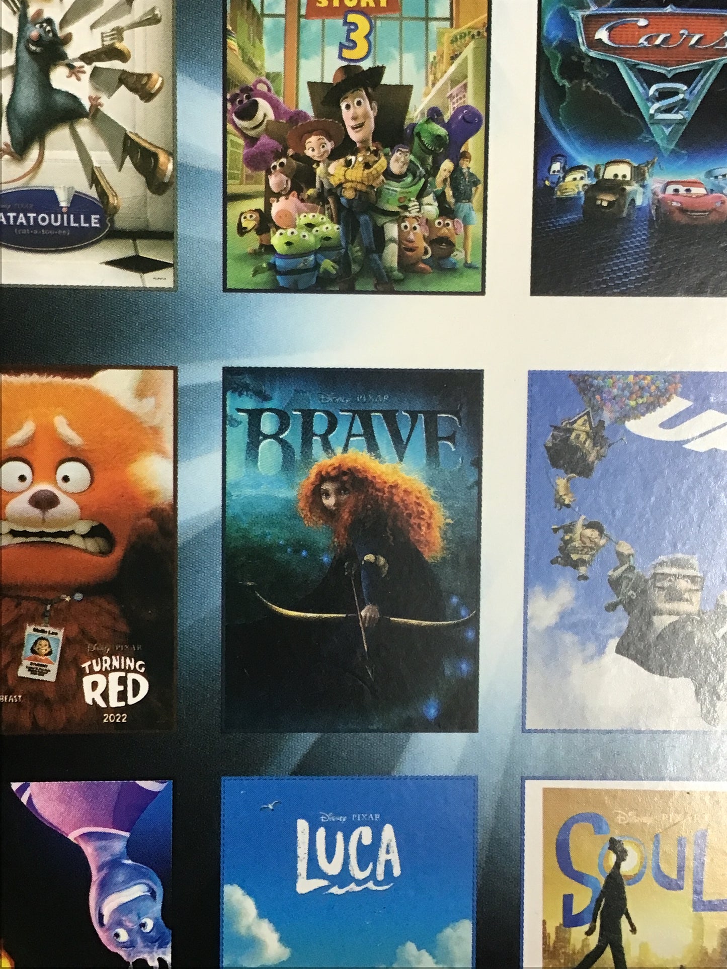 Happyくじ PIXAR I賞 ファブリックポスター メリダとおそろしの森