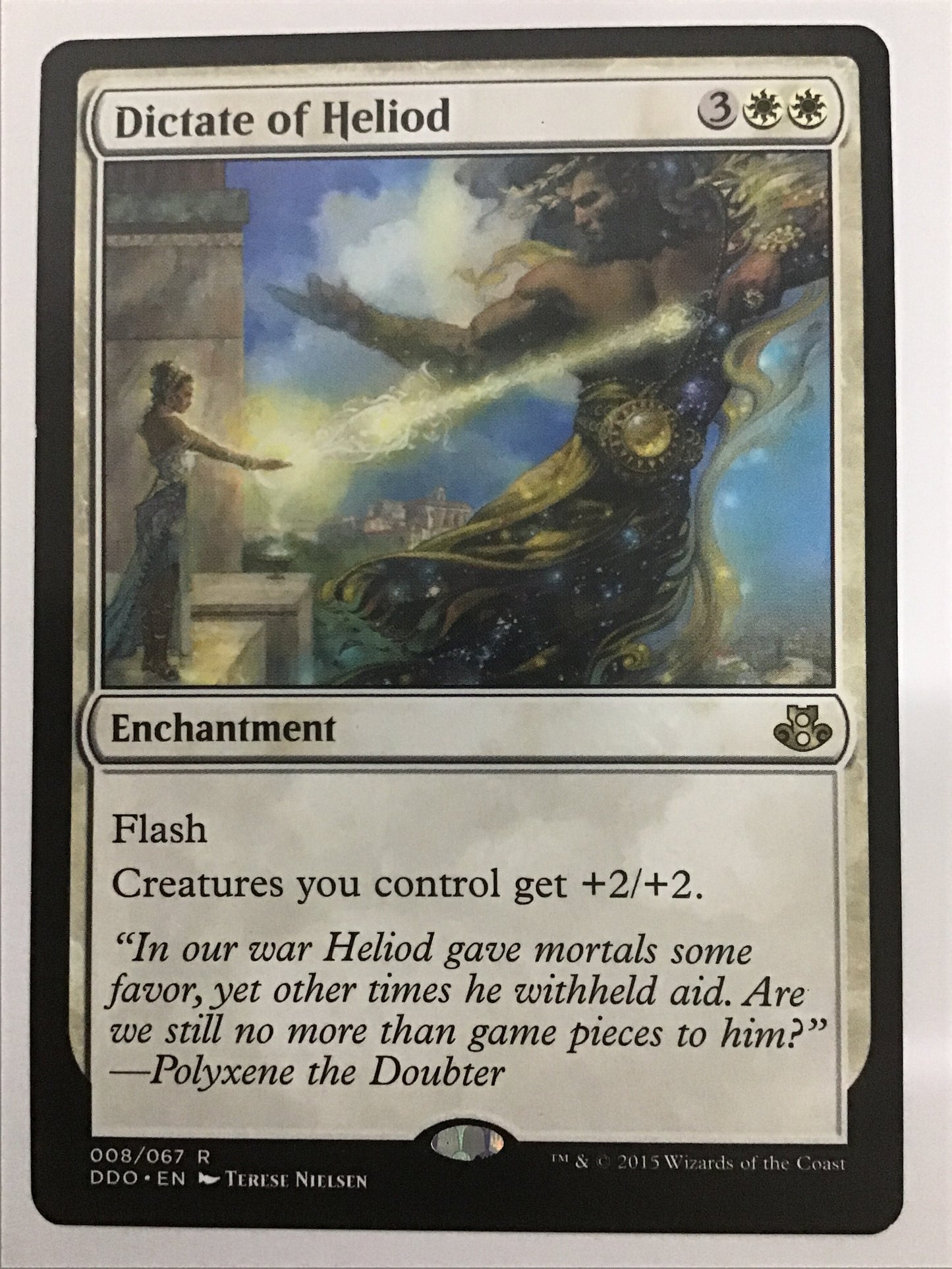 [EN] ヘリオッドの指図/ﾍﾘｵｯﾄﾞﾉｻｼｽﾞ/Dictate of Heliod - DDO 008/067