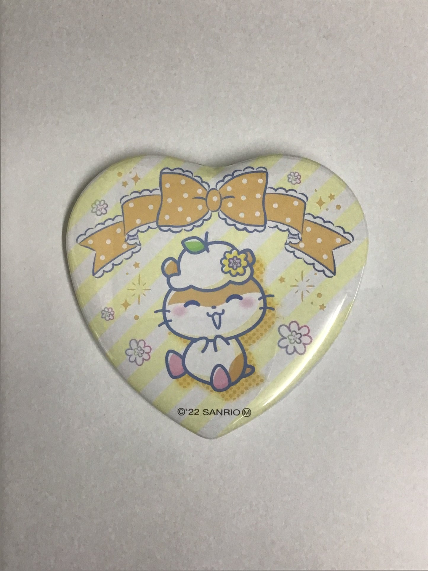 サンリオ キャラクター シークレット ハート型缶バッジ コロコロクリリン