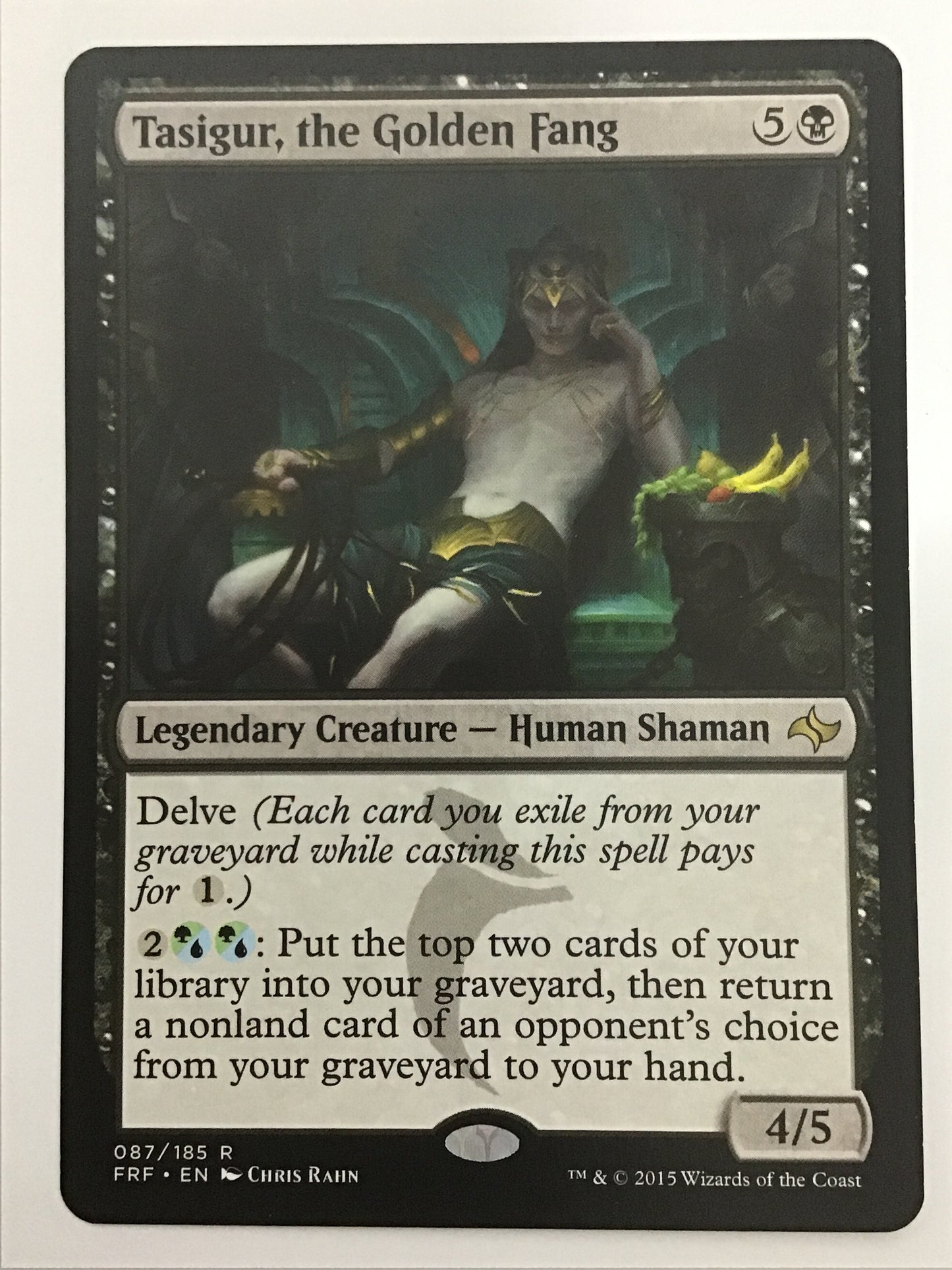 [EN] 黄金牙、タシグル/ｵｳｺﾞﾝｷﾊﾞﾀｼｸﾞﾙ/Tasigur, the Golden Fang - FRF 087/185