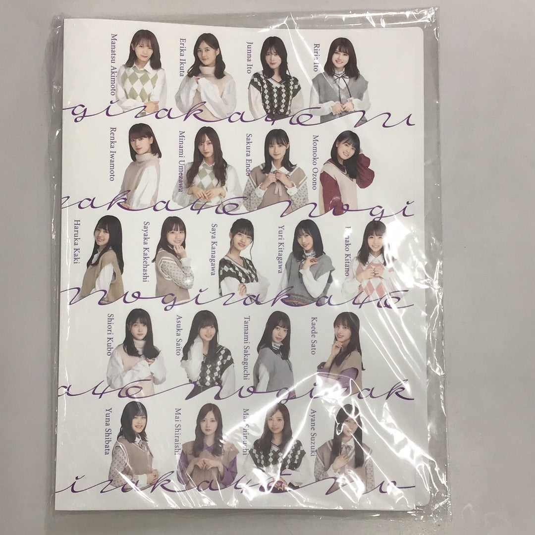 Nogizaka46 clear file holder/storage goods