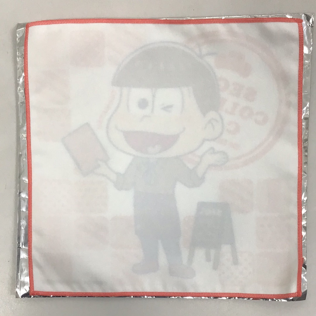 Sega Collaboration Cafe Osomatsu-san Microfiber Towel Osomatsu (SD) Cafe ver.