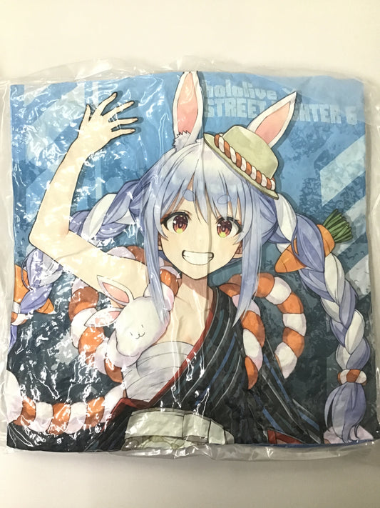 プライズ ストリートファイター6×ホロライブ1弾 スクエアクッション エドモンド本田 兎田ぺこら