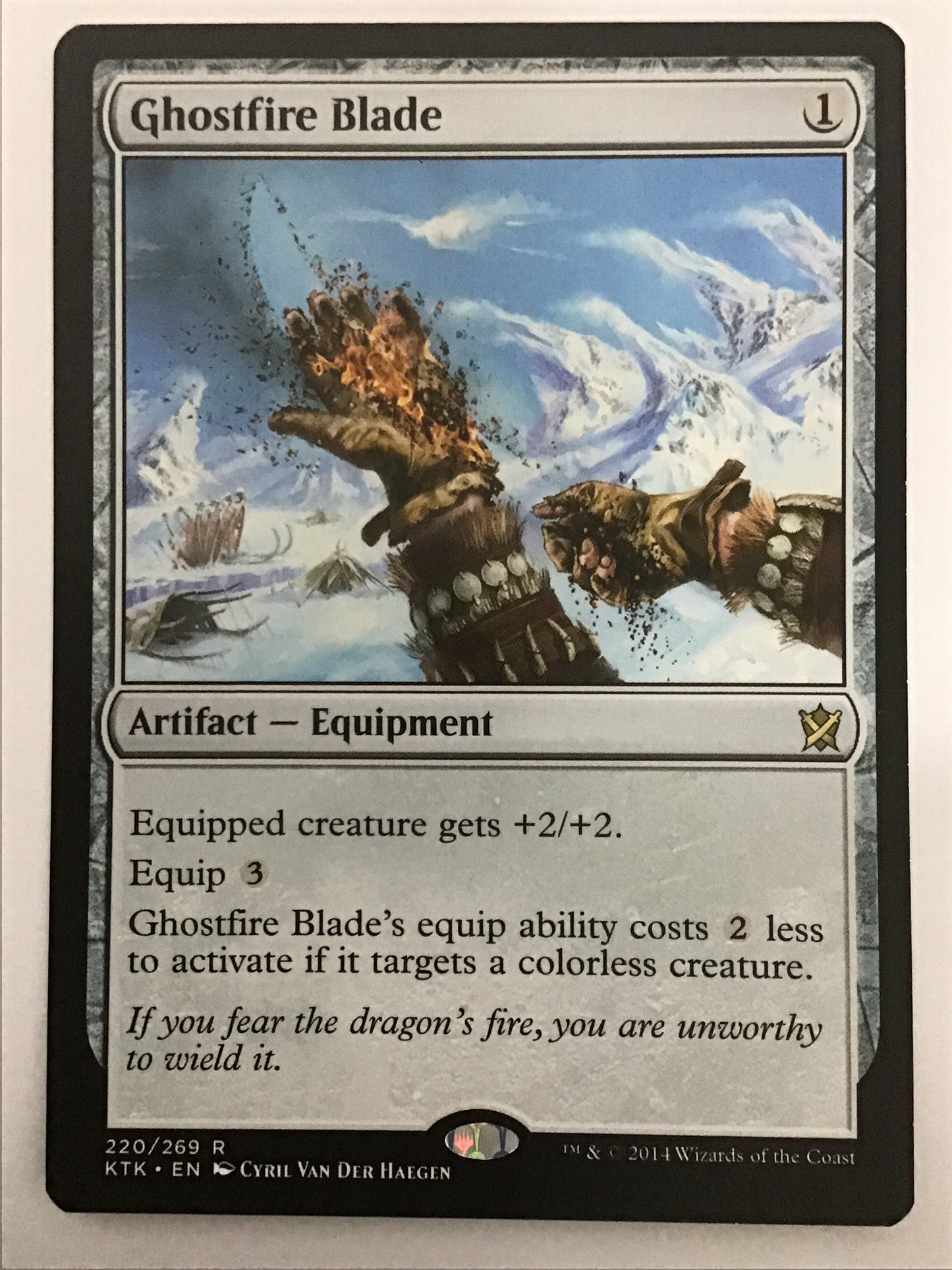 [EN] 幽霊火の刃/ﾕｳﾚｲﾋﾞﾉﾔｲﾊﾞ/Ghostfire Blade - KTK 220/269