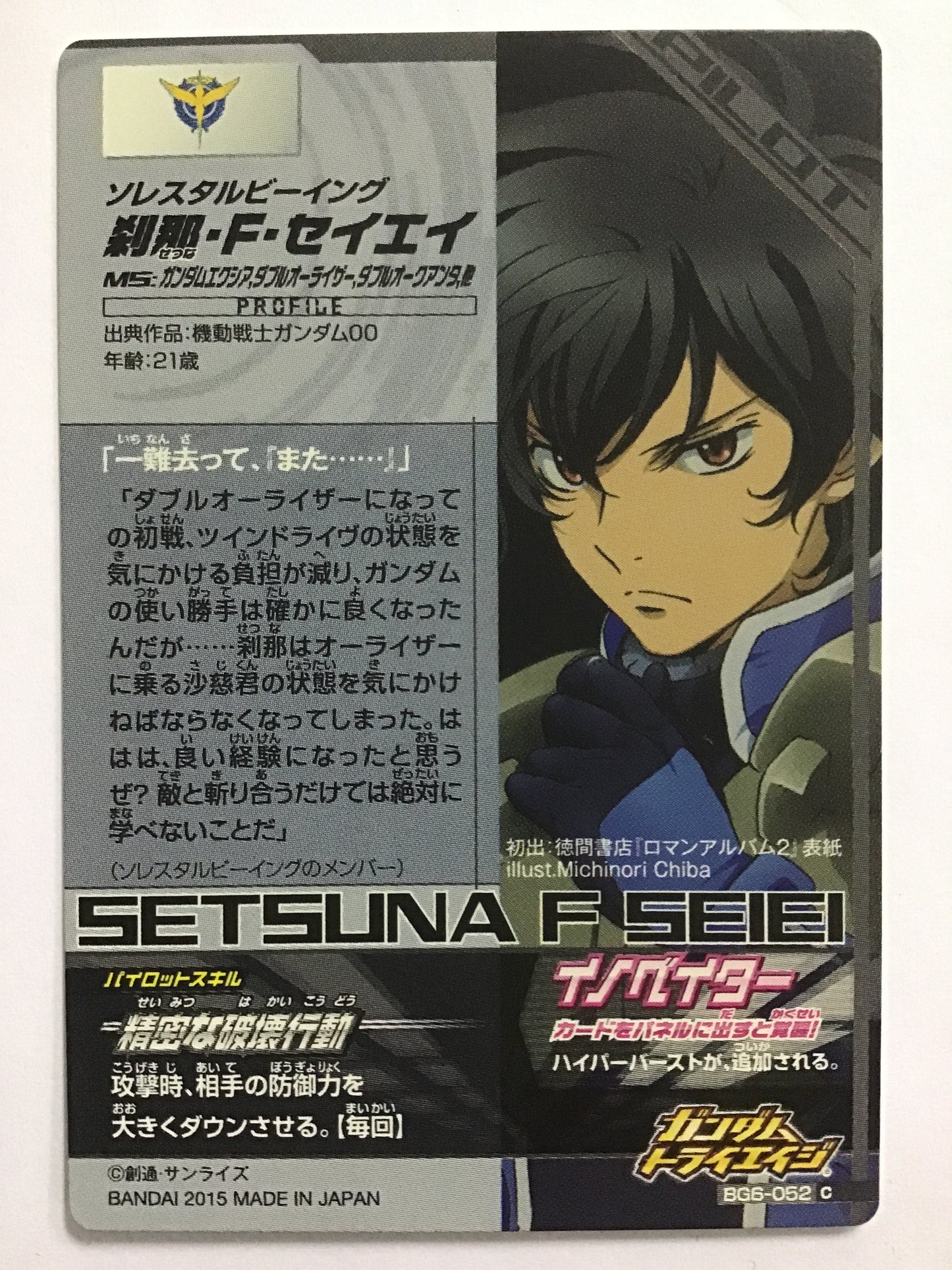 [JP] Setsuna F. Seiei/Setsuna F. Seiei/C - BG6-052/BG, Build G6 bullet
