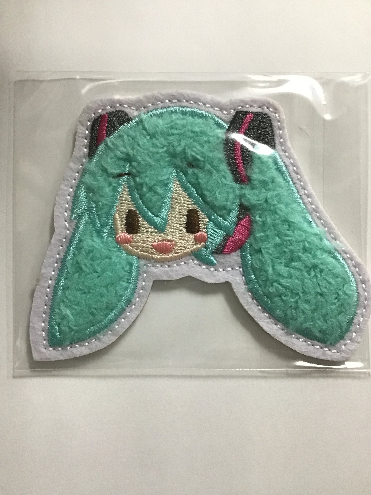 SEGAラッキーくじ ピアプロキャラクターズ ふわぷち D賞 ふわぷちもこもこステッカー 初音ミク