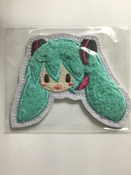 SEGAラッキーくじ ピアプロキャラクターズ ふわぷち D賞 ふわぷちもこもこステッカー 初音ミク