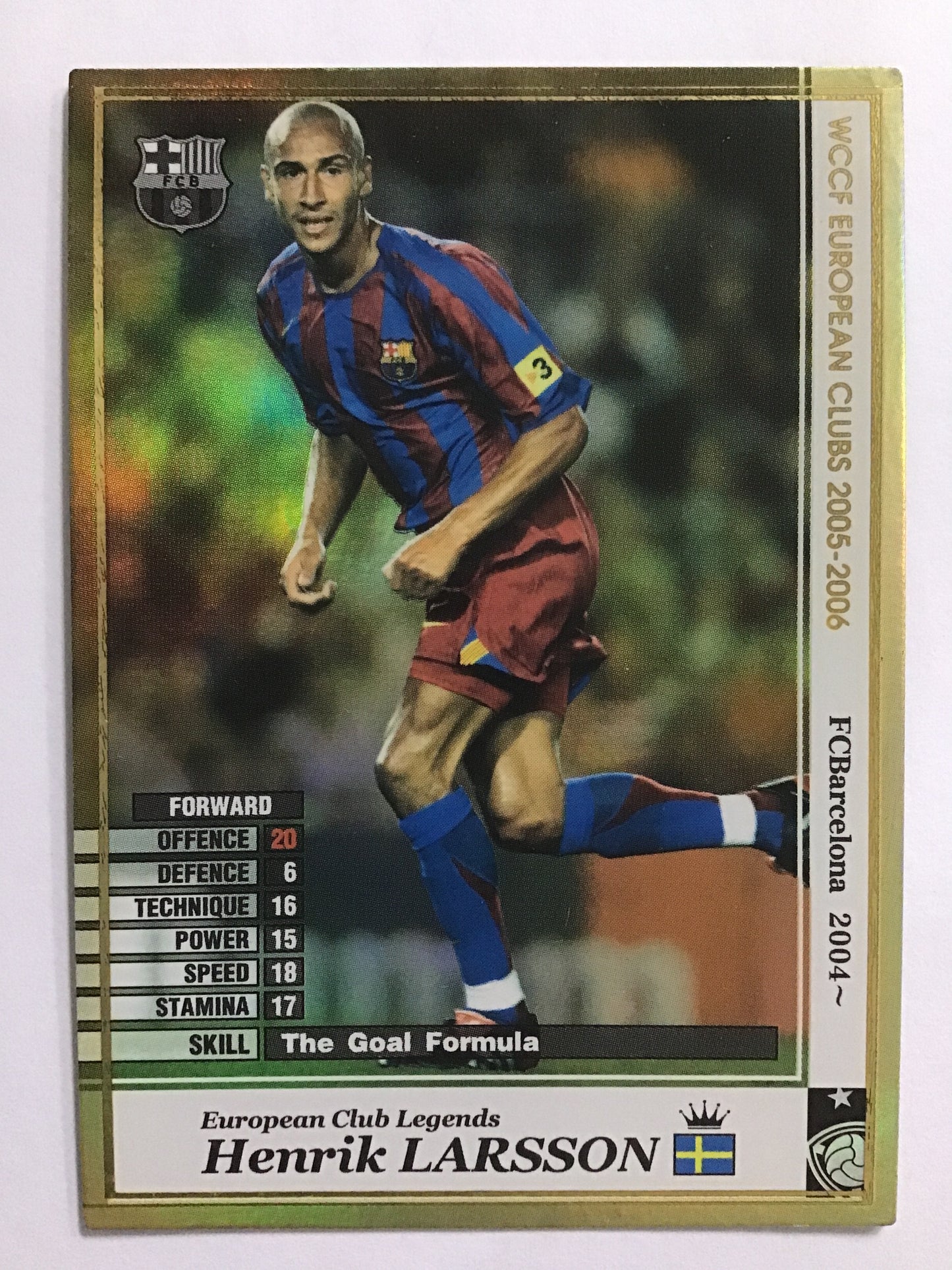 [JP] 05-06 Henrik Larsson/Henrik Larsson/Henrik Larsson - (05-06)LEGENDS/05-06/LE