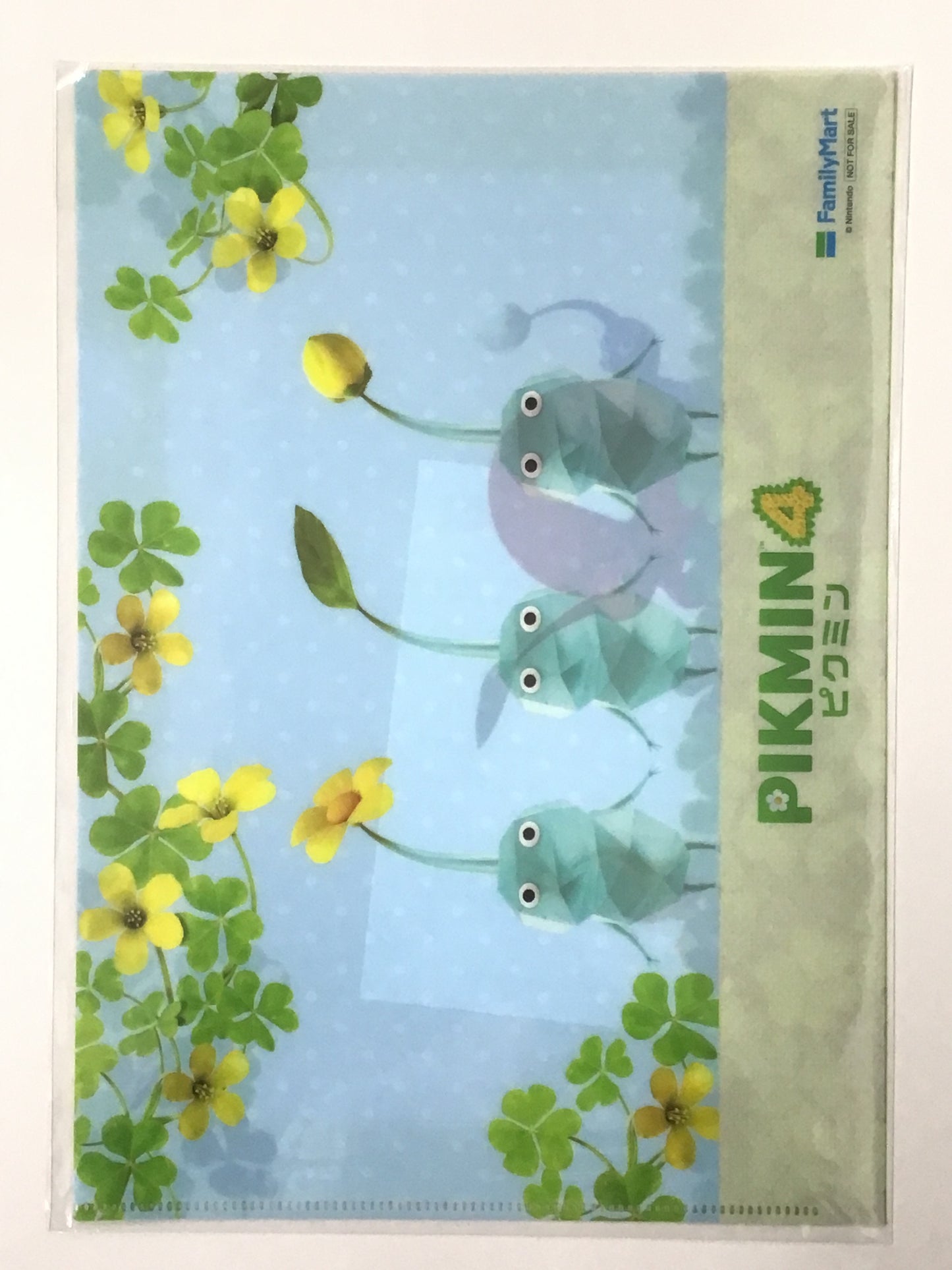 PIKMIN4 ×ファミリーマート オリジナルA4サイズクリアファイル 氷ピクミン