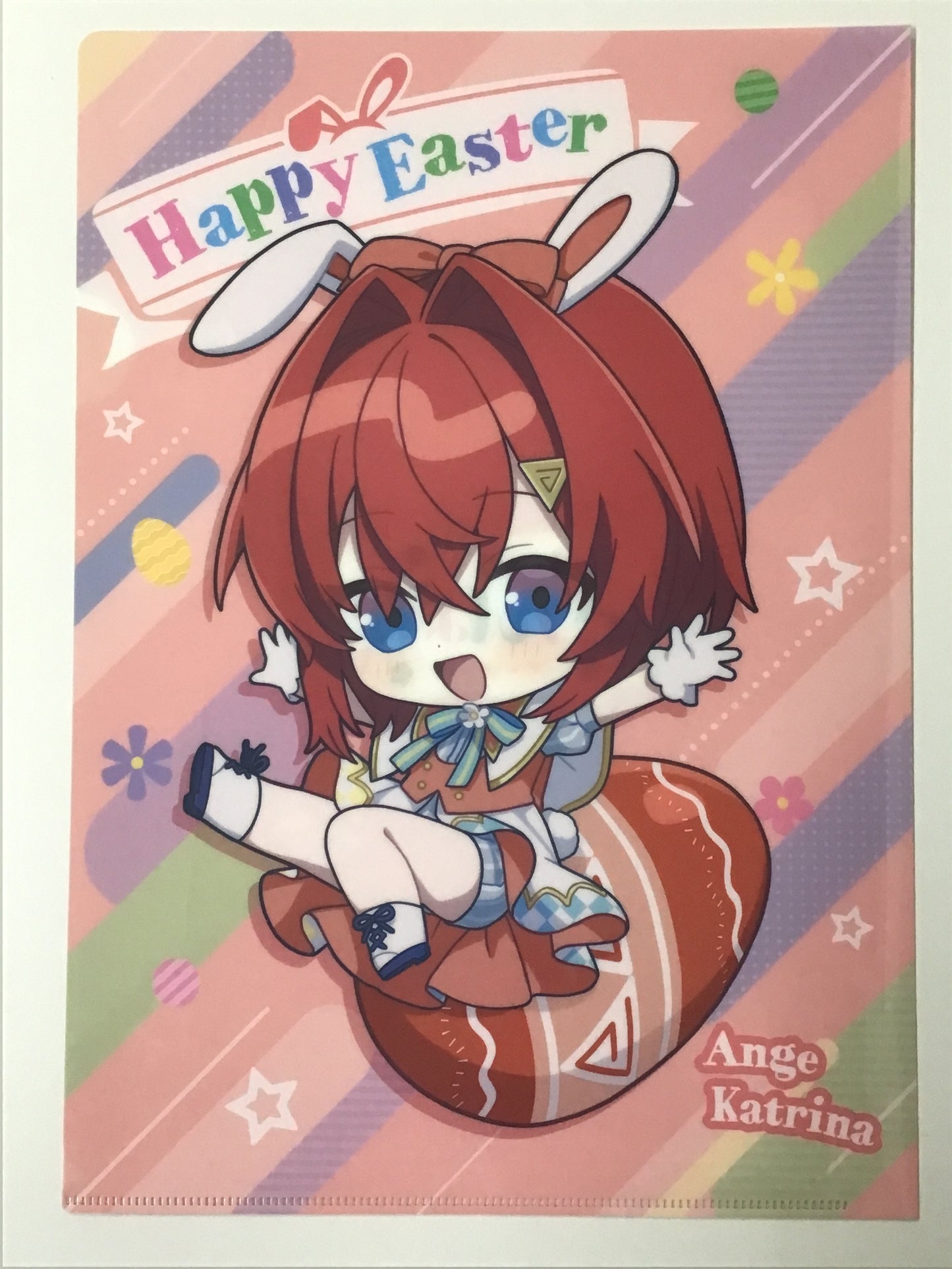 にじさんじ×ファミリーマート ChroNoir&さんばか オリジナルA4サイズクリアファイル アンジュ・カトリーナ