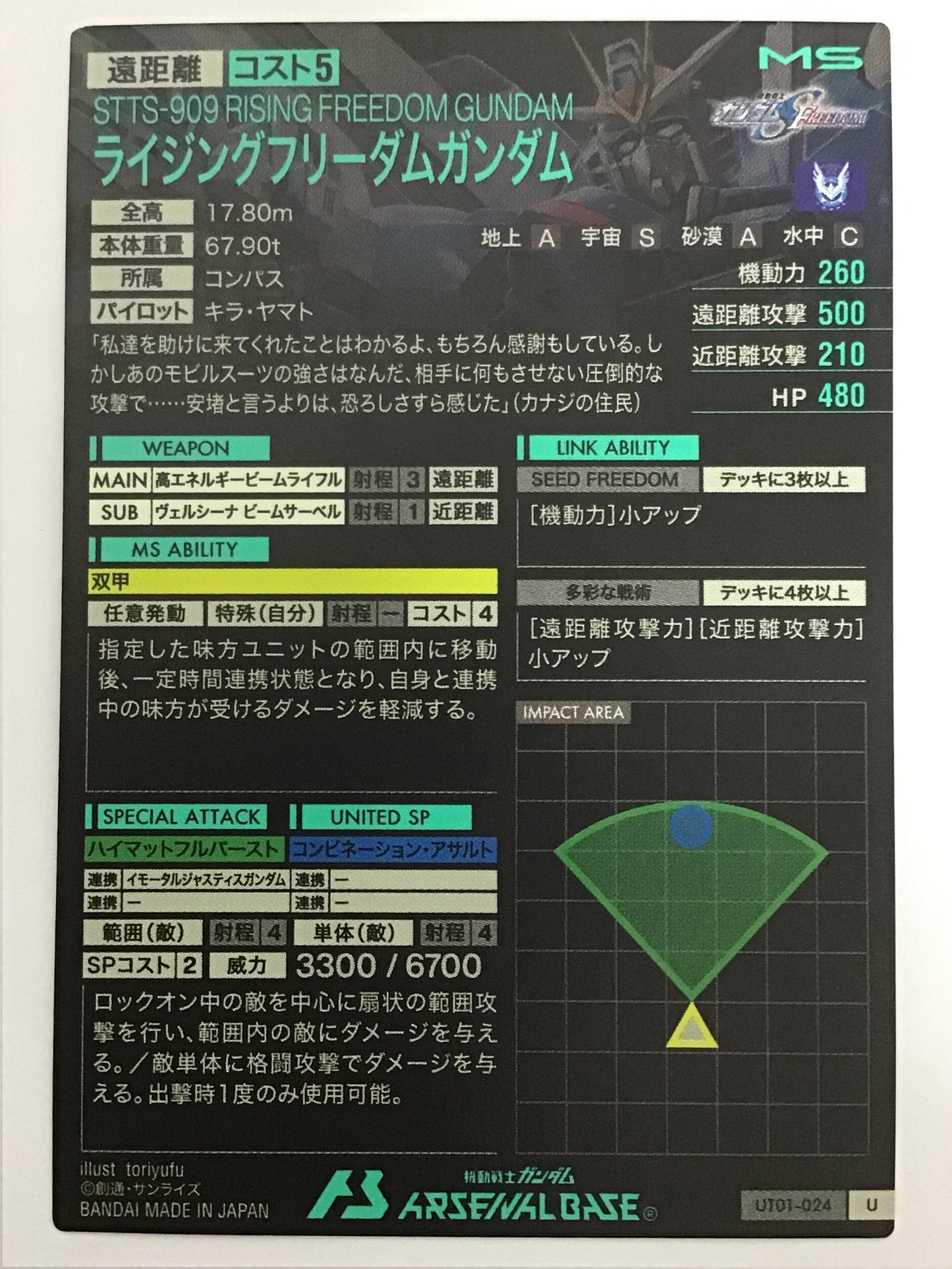 [EN] RISING FREEDOM GUNDAM/RISING FREEDOM GUNDAM/RISING FREEDOM GUNDAM - UT01-024/U