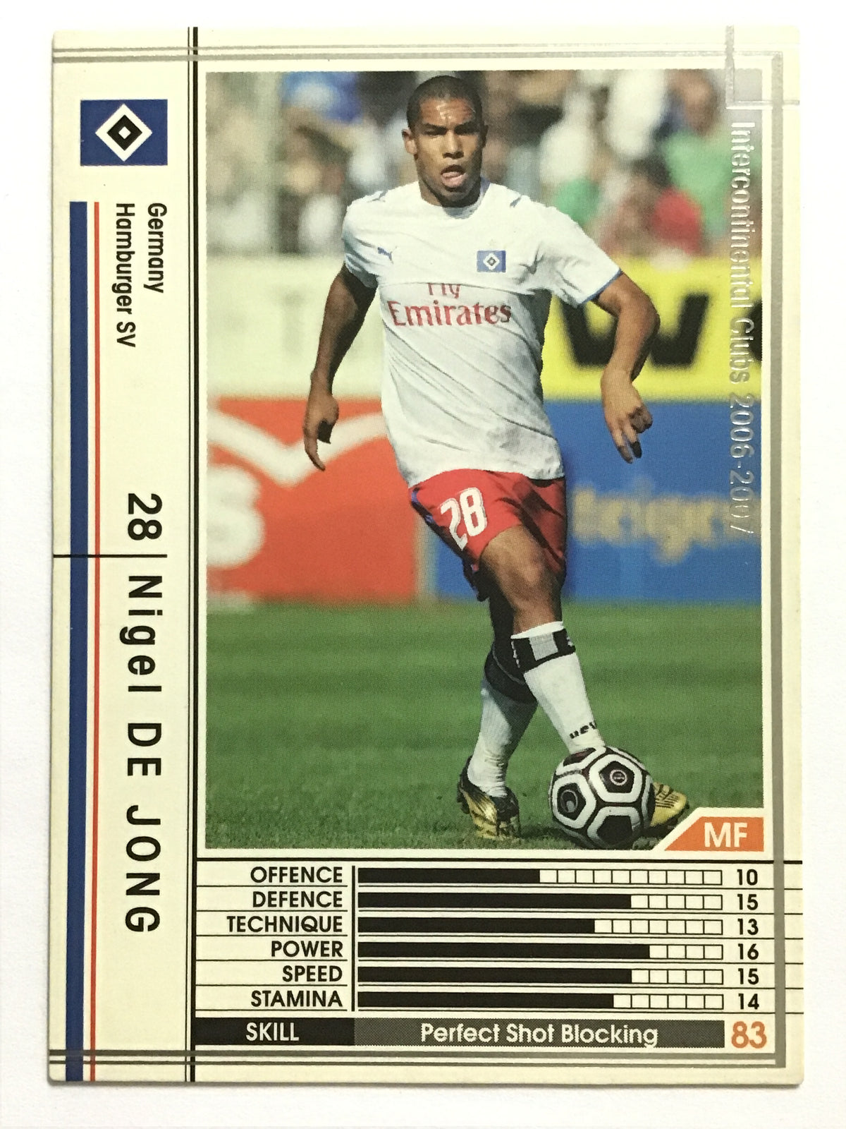 [JP] 06-07 Nigel De Jong/Nigel De Jong/Nijel De Jong - (06-07)216/384/06-07/White