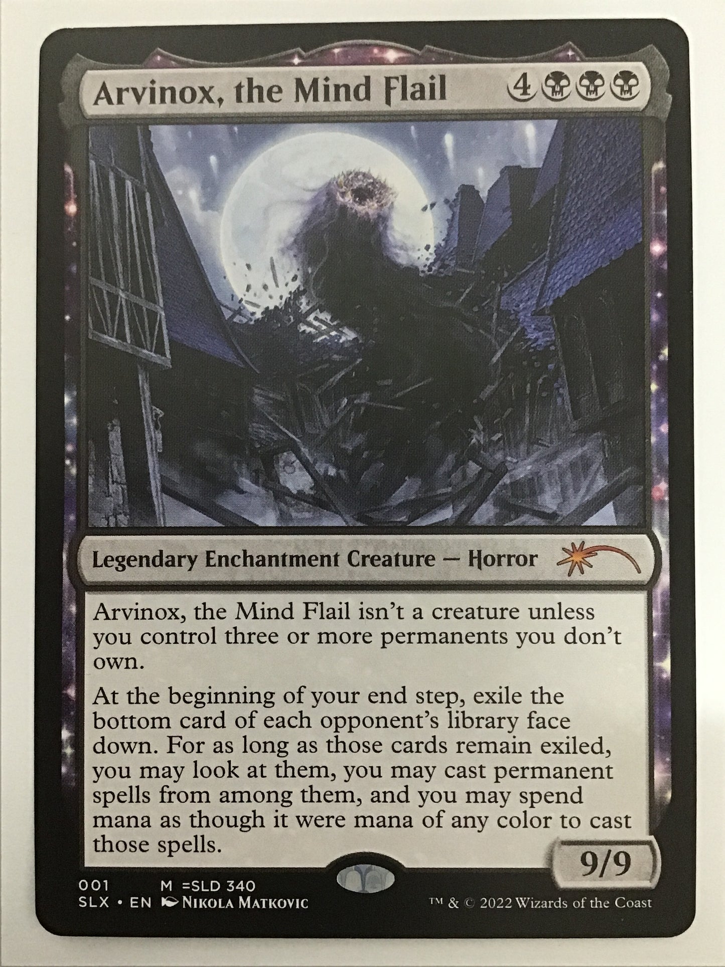 [EN] 精神のフレイル、アルヴィノクス/ｾｲｼﾝﾉﾌﾚｲﾙｱﾙｳﾞｨﾉｸｽ/Arvinox, the Mind Flail- SLX 001