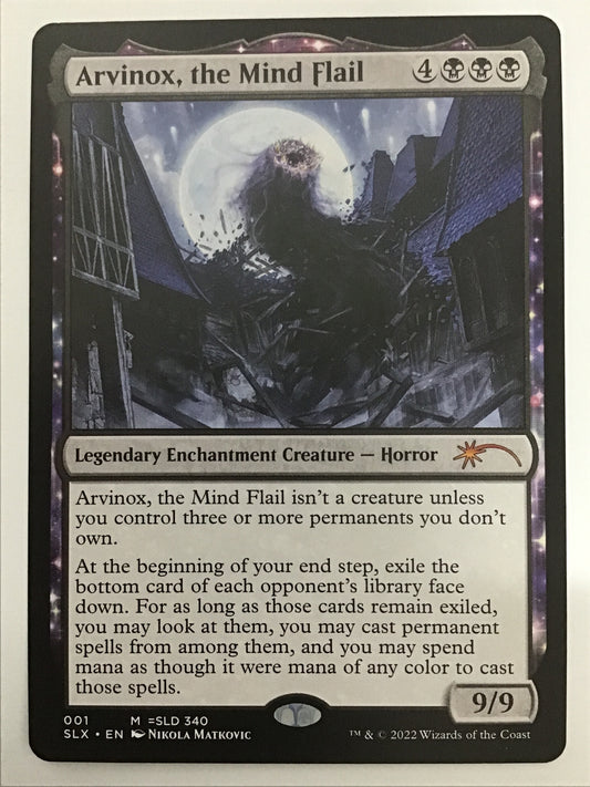 [EN] 精神のフレイル、アルヴィノクス/ｾｲｼﾝﾉﾌﾚｲﾙｱﾙｳﾞｨﾉｸｽ/Arvinox, the Mind Flail- SLX 001