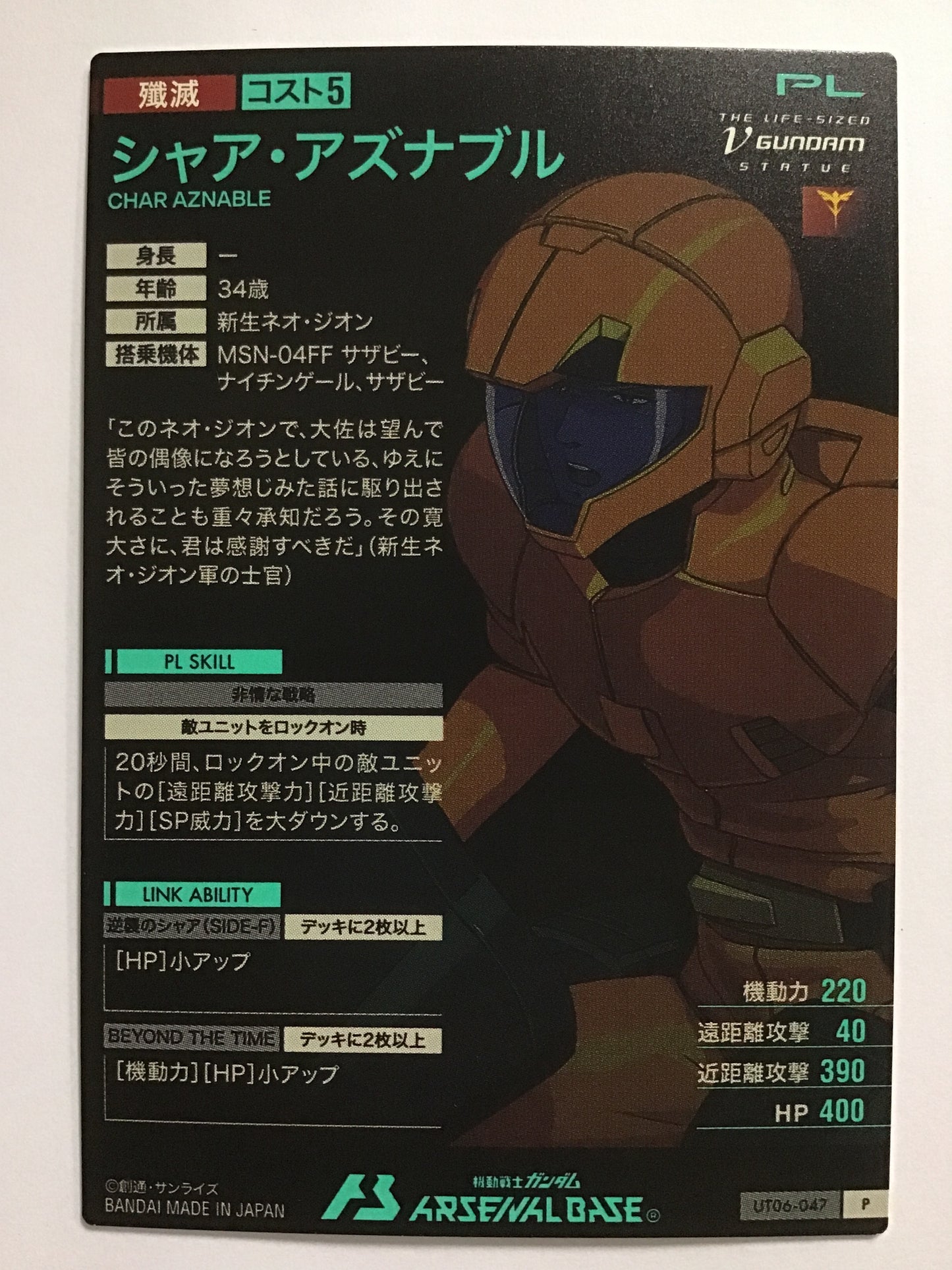 [EN] Char Aznable/Char Aznable/Char Aznable - UT06-047/P