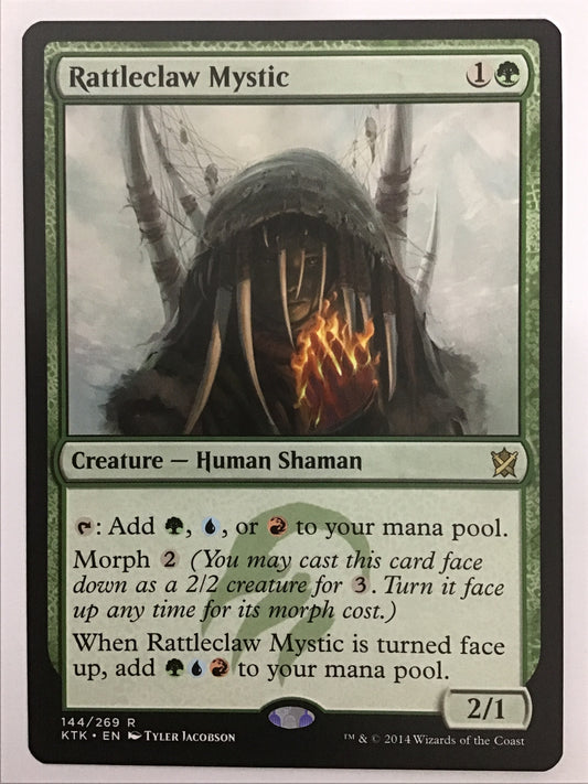 [EN] 爪鳴らしの神秘家/ﾂﾒﾅﾗｼﾉｼﾝﾋﾟｶ/Rattleclaw Mystic- KTK 144/269