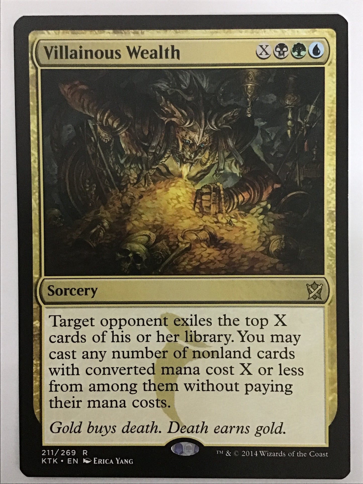 [EN] 悪逆な富/ｱｸｷﾞｬｸﾅﾄﾐ/Villainous Wealth - KTK 211/269