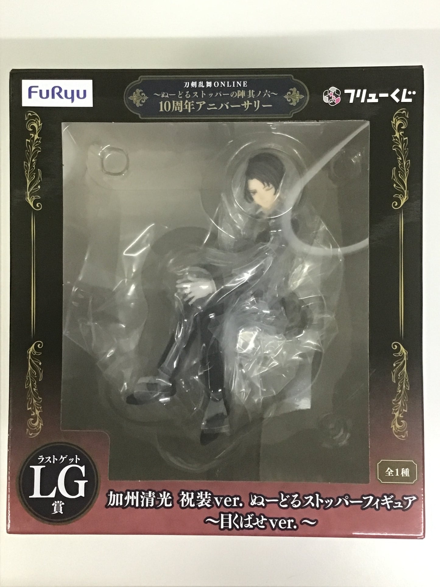 FURYU Kuji Touken Ranbu ONLINE ~Noodle Stopper no Jin Part 6~ 10th Anniversary LG Prize Kashuu Kiyomitsu Celebration Attire ver. Noodle Stopper Figure ~Wink ver.~