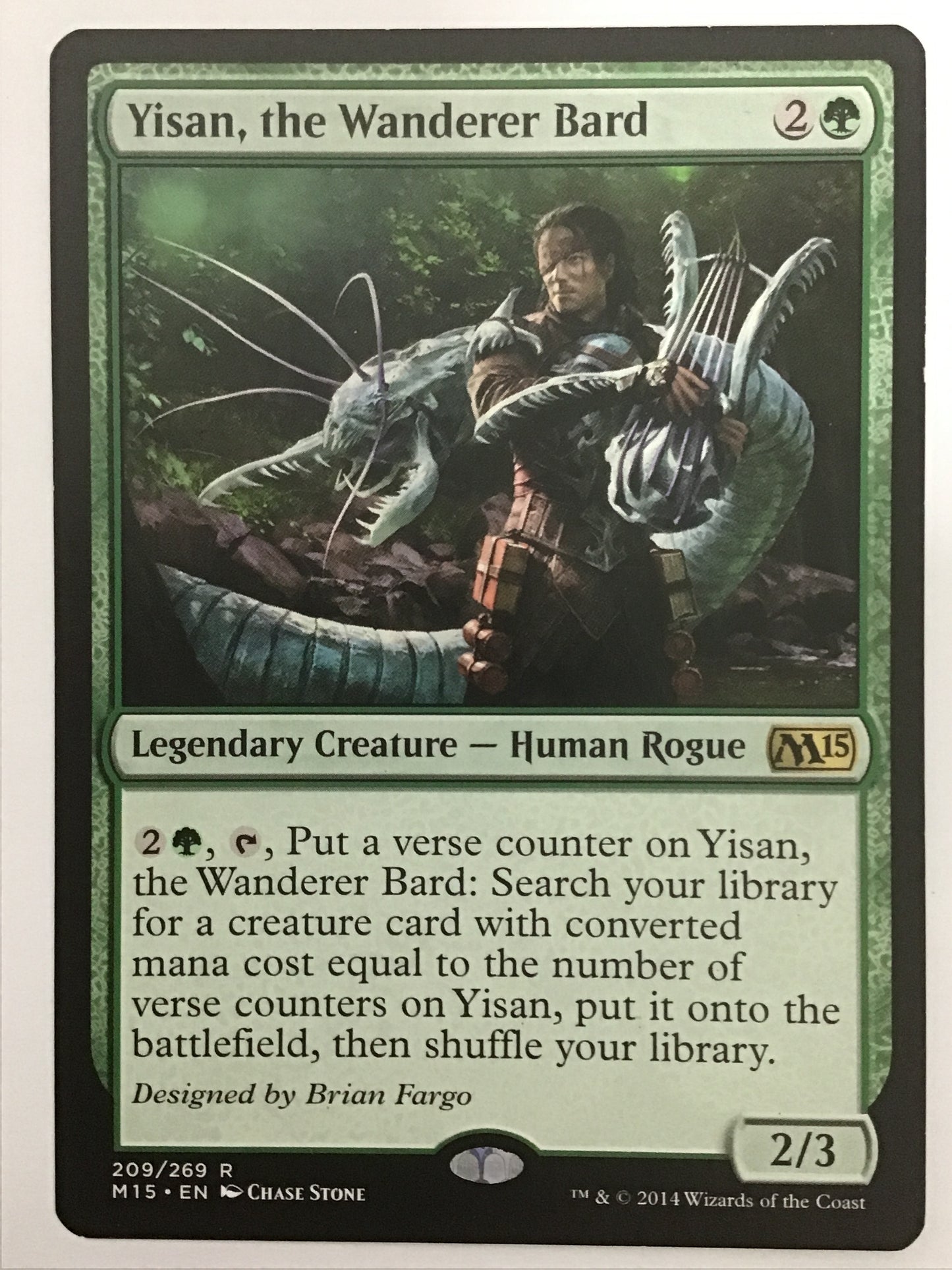 [EN] 放浪の吟遊詩人、イーサーン/ﾎｳﾛｳﾉｷﾞﾝﾕｳｼｼﾞﾝｲｰｻﾝ/Yisan the Wanderer Bard- M15 209/269
