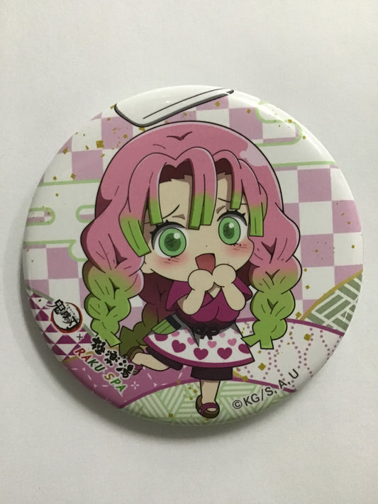 鬼滅の刃×極楽湯 RAKU SPA ランダム缶バッジ 甘露寺蜜璃