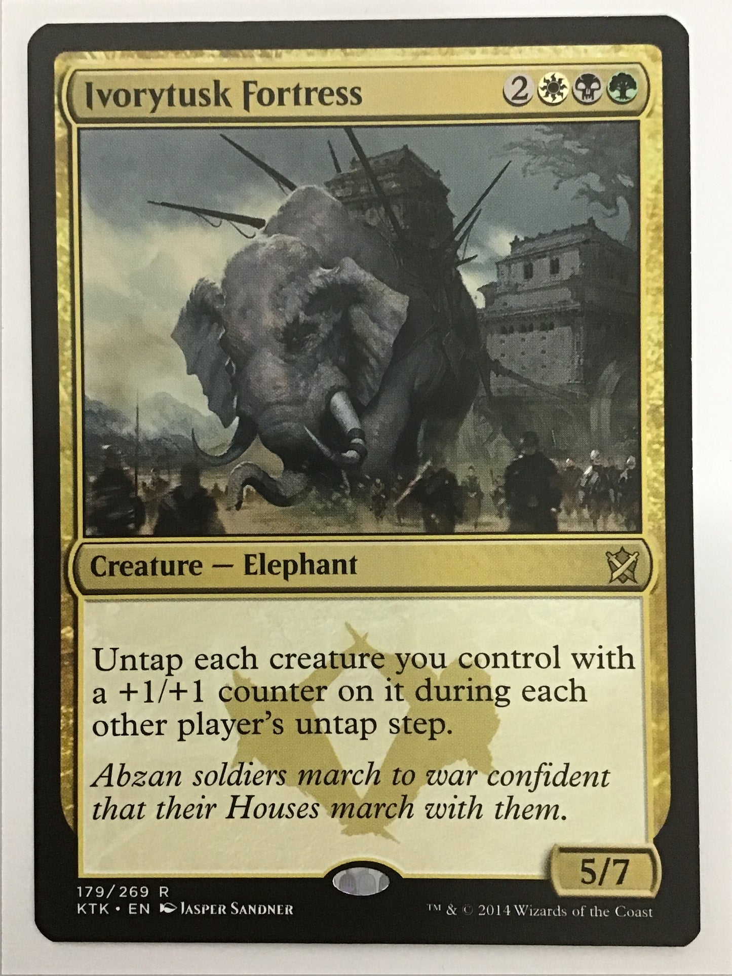 [EN] 象牙牙の城塞/ｿﾞｳｹﾞｷﾊﾞﾉｼﾞｮｳｻｲ/Ivorytusk Fortress- KTK 179/269