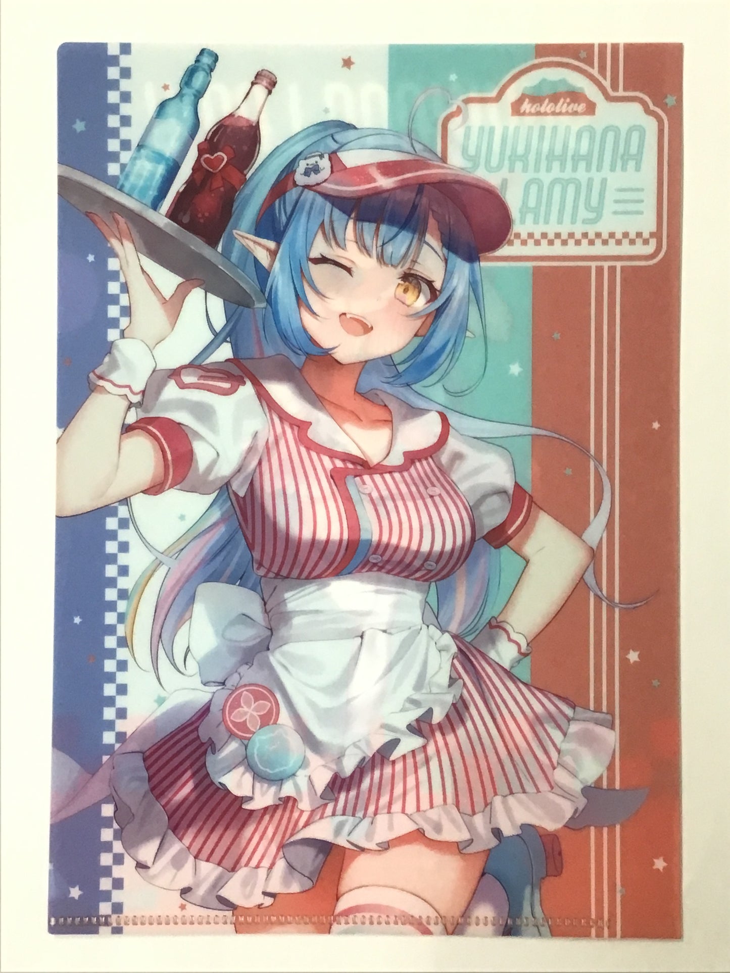 ホロライブ×ファミリーマート A5サイズクリアファイル 雪花ラミィ