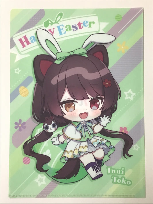 にじさんじ×ファミリーマート ChroNoir&さんばか オリジナルA4サイズクリアファイル 戌亥とこ