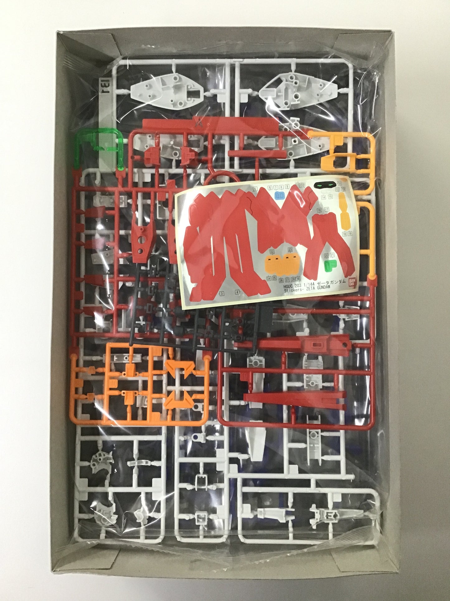 プラモデル 203 HGUC 機動戦士Zガンダム ゼータガンダム 1/144