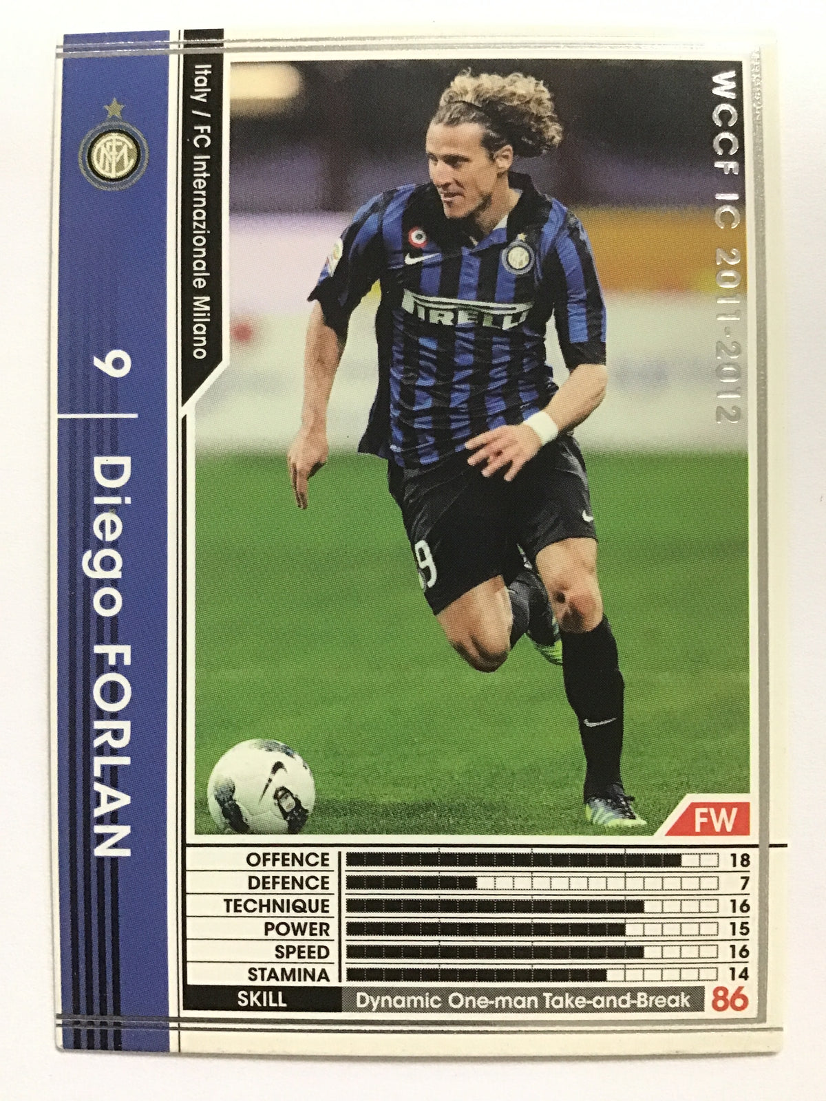 [JP] 11-12 Diego Forlan/Diego Forlan/Diego Forlan - (11-12)206/384/11-12/White