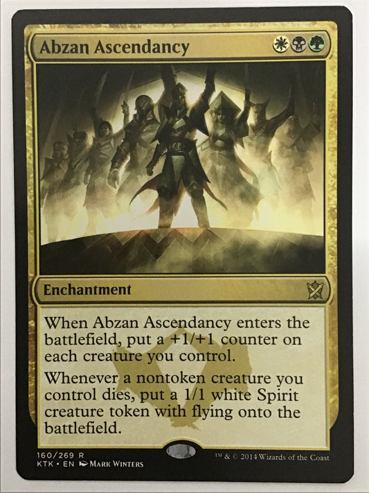 [EN] アブザンの隆盛/ｱﾌﾞｻﾞﾝﾉﾘｭｳｾｲ/Abzan Ascendancy- KTK 160/269