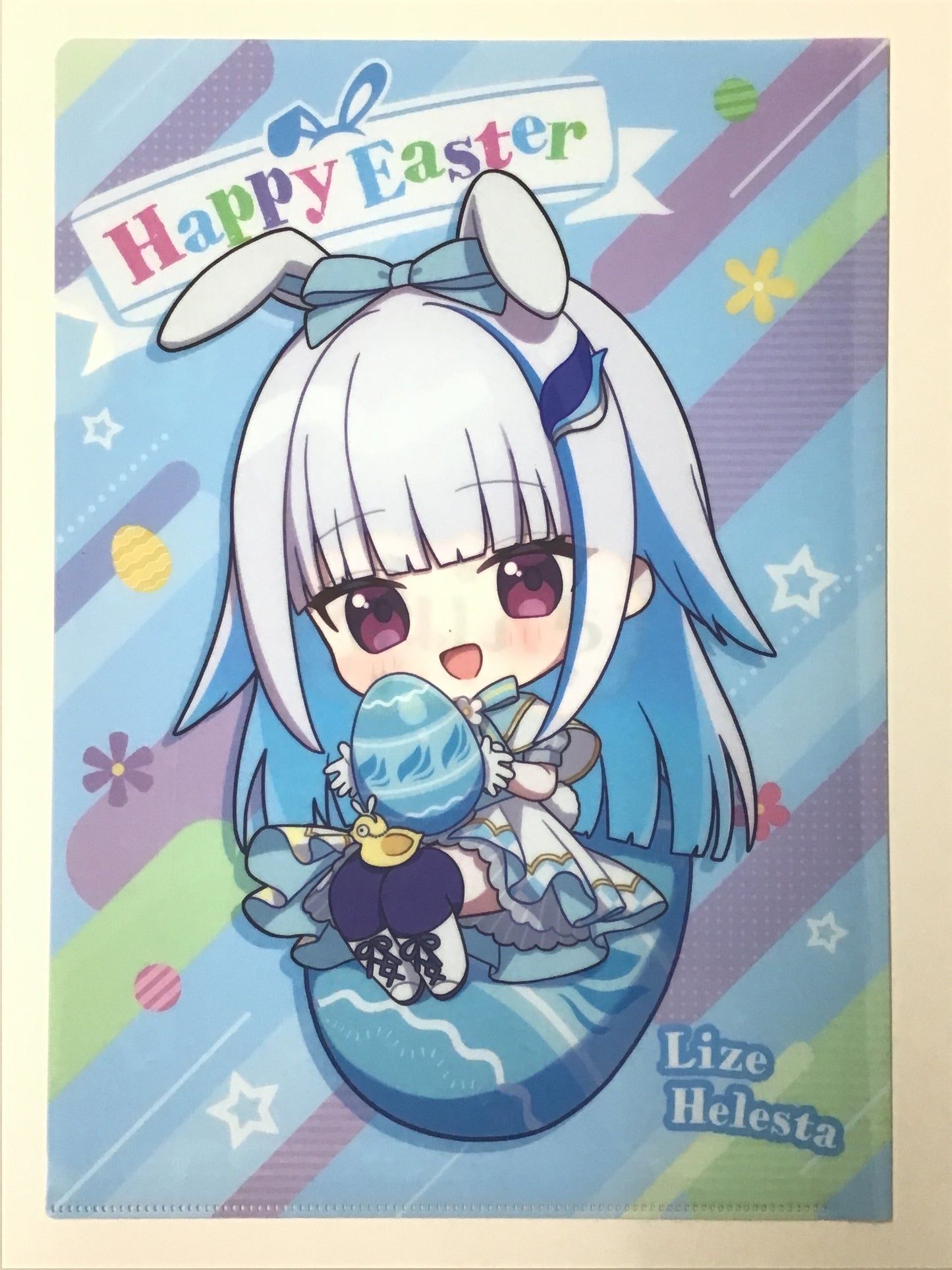 にじさんじ×ファミリーマート ChroNoir&さんばか オリジナルA4サイズクリアファイル リゼ・ヘルエスタ