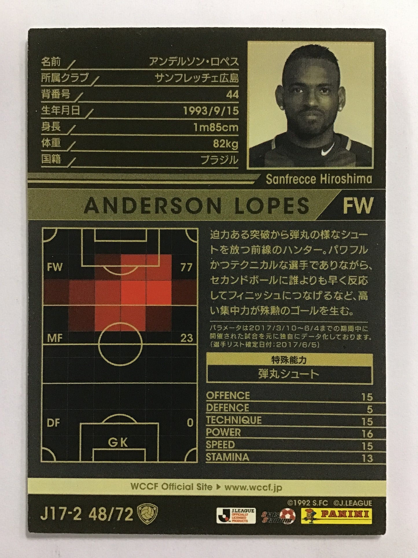 [JP] 17-18 Anderson Lopez/Anderson Lopez/Anderson Lopez - (17-18)J17-2 48//17-18/White