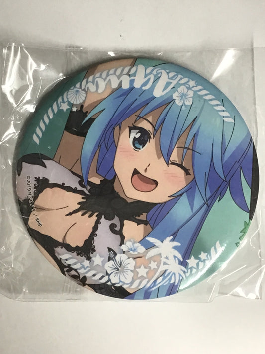 あたり付き ランダムHITくじ この素晴らしい世界に祝福を 缶バッジ アクア 水着