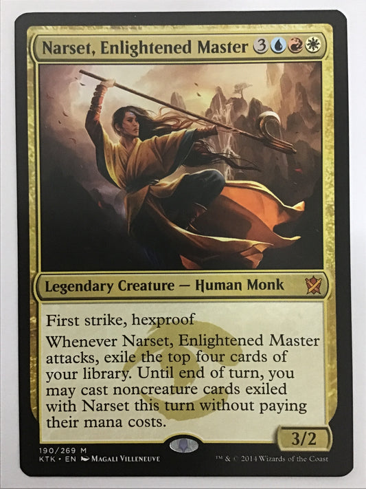 [EN] 悟った達人、ナーセット/ｻﾄｯﾀﾀﾂｼﾞﾝﾅｰｾｯﾄ/Narset Enlightened Master- KTK 190/269